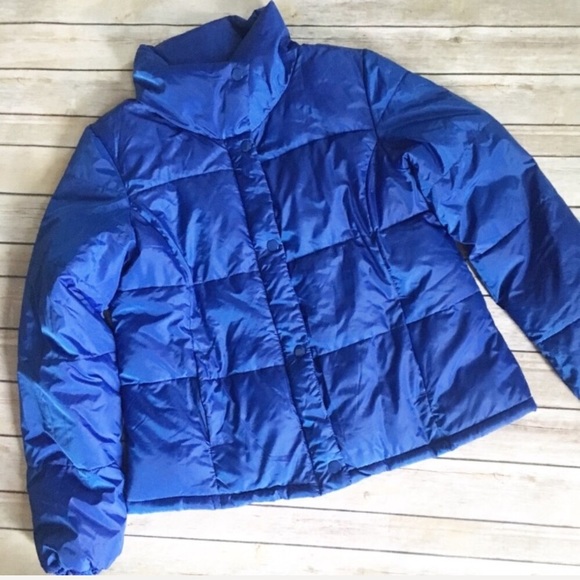 Old Navy Puffer Coat Royal Blue 